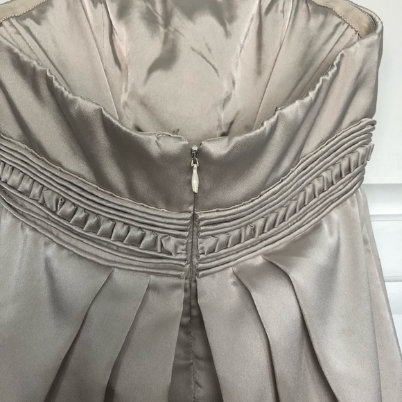 BCBG strapless dress in light gray - Picture 3 of 6